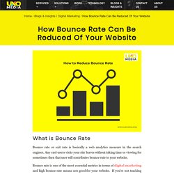 How Bounce Rate Can Be Reduced Of Your Website