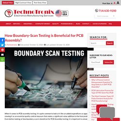 Boundary Scan Testing - PCB Assembly - PCB Manufacturing Services - Technotronix