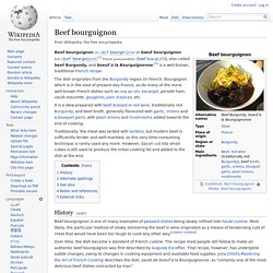 Beef bourguignon