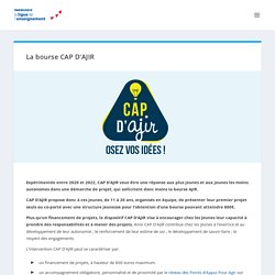 La bourse CAP D’AJIR