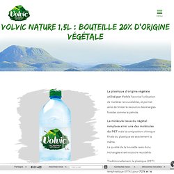 nature 1,5L : bouteille 20% d'origine végétale