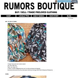 Rumors Boutique - Buy/Sell/Trade Preloved Clothing