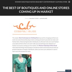 Best Contemporary Clothing Store Boutiques Online