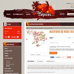 Boutons de rose - Achat, utilisation et recettes - L'ile aux épices