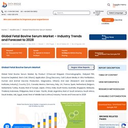 Fetal Bovine Serum Market – Global Industry Trends and Forecast to 2026