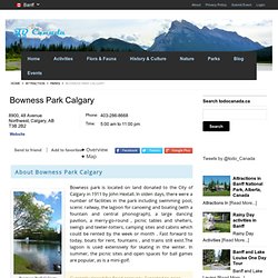 Bowness Park Calgary 