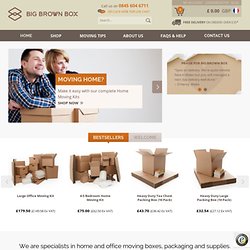 Cardboard Wardrobe Moving & Storage Boxes