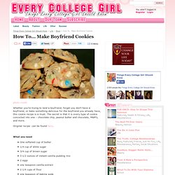 Make Boyfriend Cookies