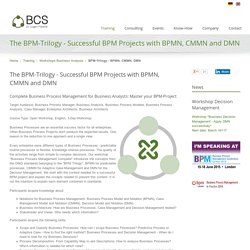 BPM-Trilogy - BPMN, CMMN, DMN