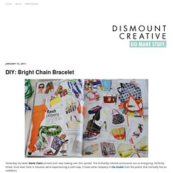 DIY: Bright Chain Bracelet
