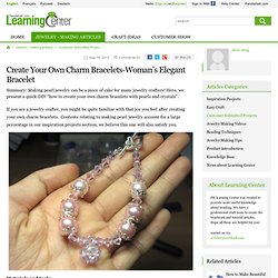 Create Your Own Charm Bracelets-Woman’s Elegant Bracelet