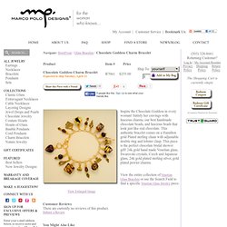 Choc Goddess Charm Bracelets - Buy a chocolate bridal shower bracelet