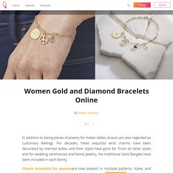 Women Gold and Diamond Bracelets Online - Helen Ficalora