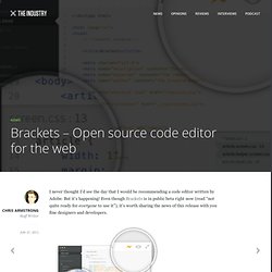 Brackets - Open source code editor for the web