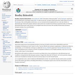 Bradley Birkenfeld