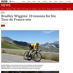 Bradley Wiggins: 10 reasons for his Tour de France win