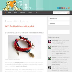 Braided Charm Bracelet