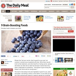 9 Brain-Boosting Foods