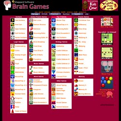Brain Games - Logic, Strategy, Fun and More! Sheppard Software