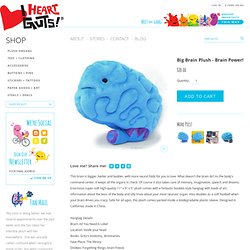 Big Brain Plush - Brain Power! – I Heart Guts