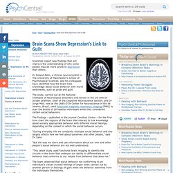 Brain Scans Show Depression’s Link to Guilt