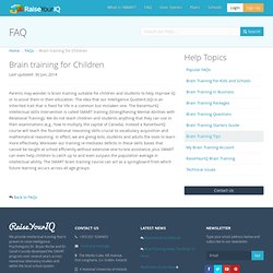 Brain training for Children