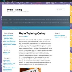 Brain Training Online