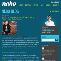 NeboBlog: Interactive Marketing, Design & Ramblings. Brought to you by NeboWeb