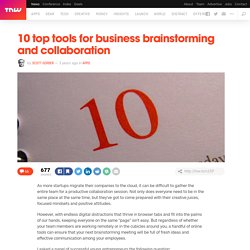 10 Top Tools for Business Brainstorming and Collaboration