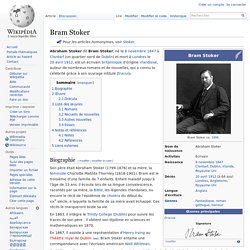 Bram Stoker Wikipedia