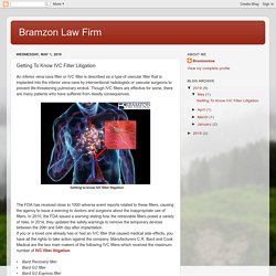 Getting To Know IVC Filter Litigation