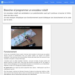 Brancher et programmer un encodeur rotatif