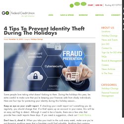 How to Prevent Identity Theft During The Holidays