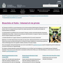 Branchés et futés : Internet et vie privée