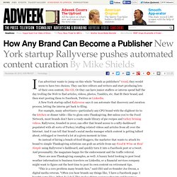 How Any Brand Can Become a Publisher