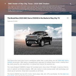 2020 GMC Sierra 2500HD in Bay City TX