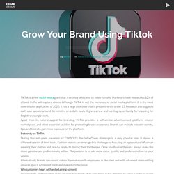 Grow Your Brand Using Tiktok – Cedar Design