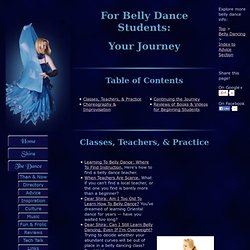 Brand-New to Belly Dance? Welcome! And Some Helpful Advice....