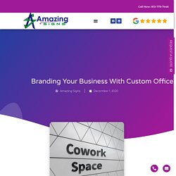 Branding Your Business With Custom Office Door Signs