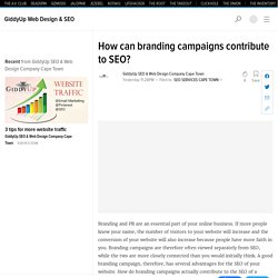 How can branding campaigns contribute to SEO?