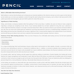 Pencil Branding & Digital- Saudi Riyadh Website design and development company - Web hosting