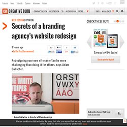 Secrets of a branding agency's website redesign