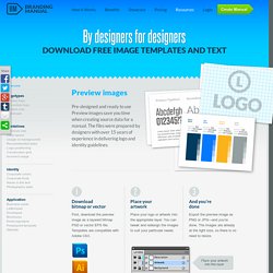 Branding Manual - Free image templates and text for online guidelines