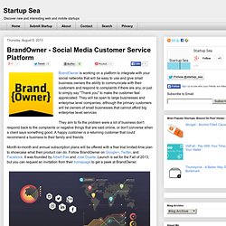 BrandOwner - Social Media Customer Service Platform