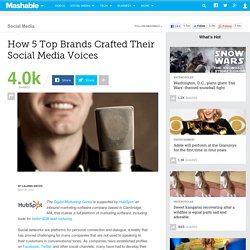 How 5 Top Brands Crafted Their Social Media Voices