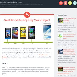 Small Brands Making a Big Mobile Impact ~ Free Messaging Point