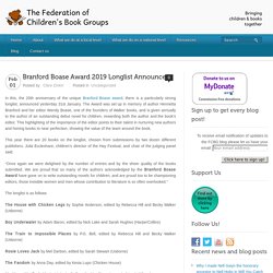 Branford Boase Award 2019 Longlist Announced