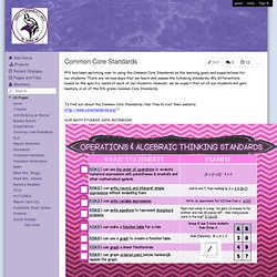 BrankeBunch - Common Core Standards