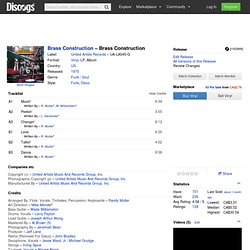 Brass Construction - Brass Construction (Vinyl, LP, Album