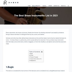 The Best Brass Instruments List in 2021 - instroreview.com